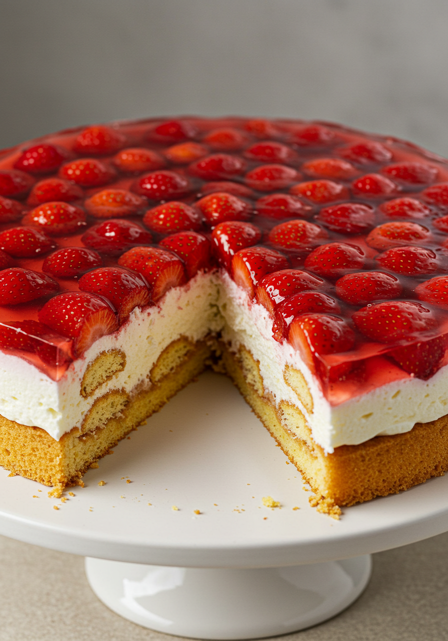 Windbeuteltorte mit Himbeeren - kochemitmir