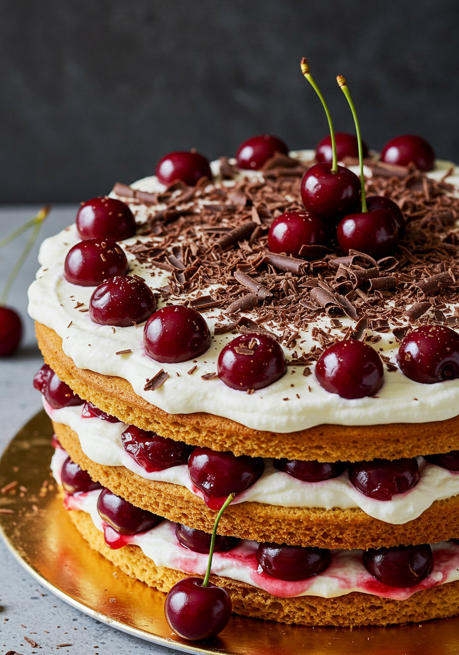Schwarzwälder Kirschtorte - kochemitmir