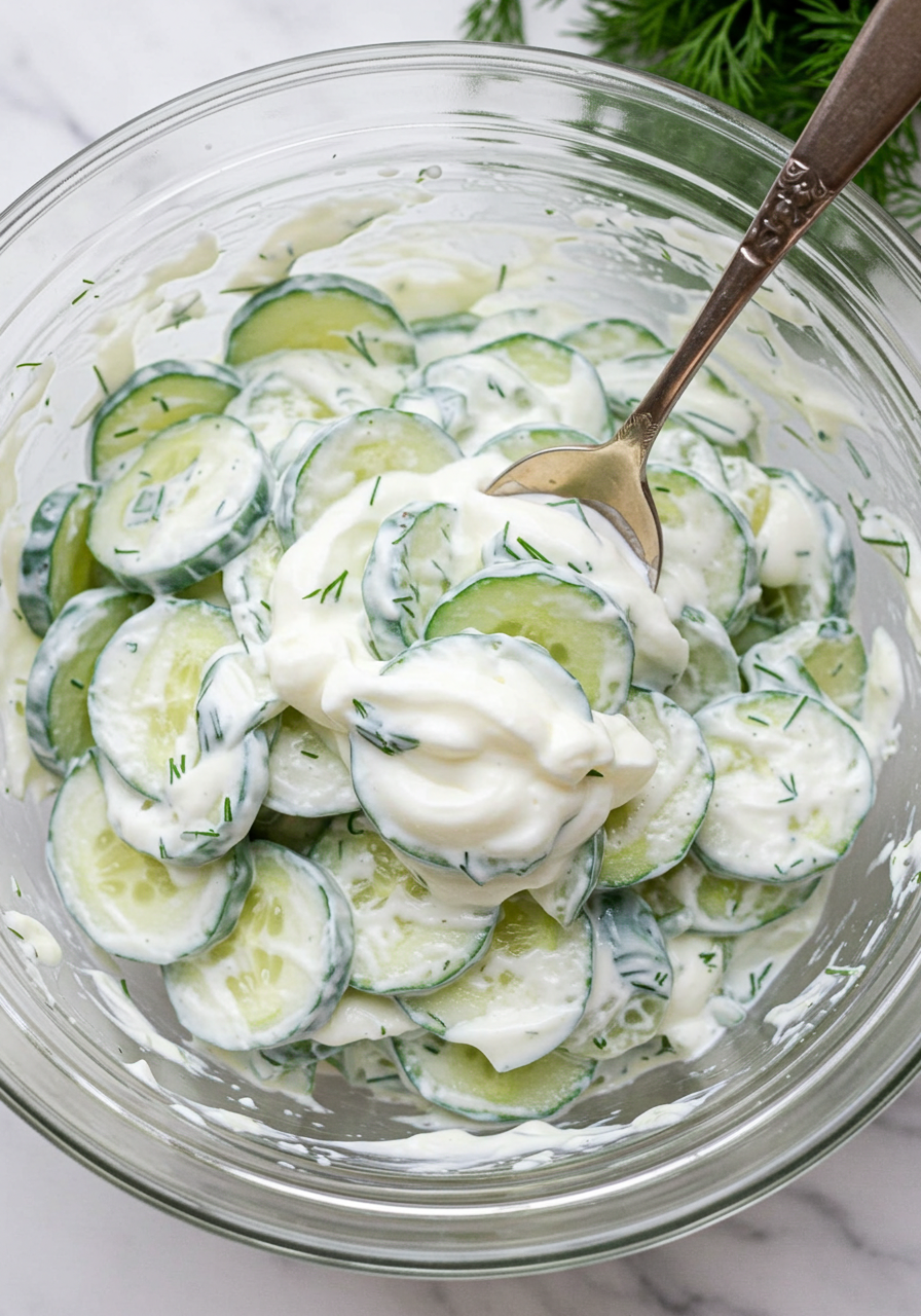 Gurkensalat mit Joghurt - kochemitmir