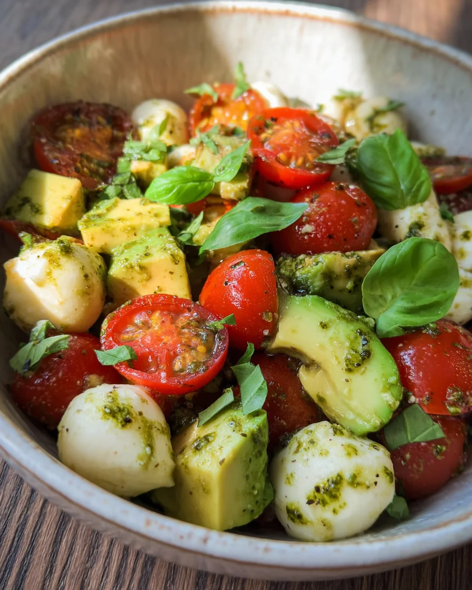 Avocado Caprese Bowl
