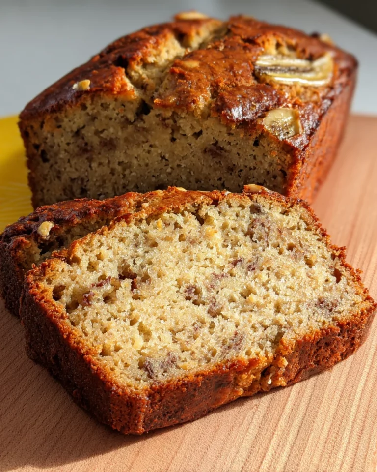 Bananenbrot mit Quark