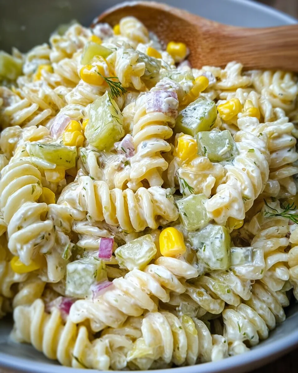 Bester und leckerster Nudelsalat