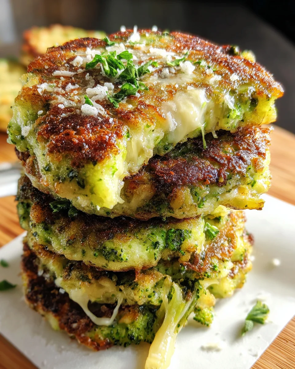 Brokkoli-Käse-Puffer