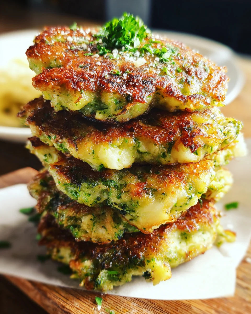 Brokkoli-Käse-Puffer