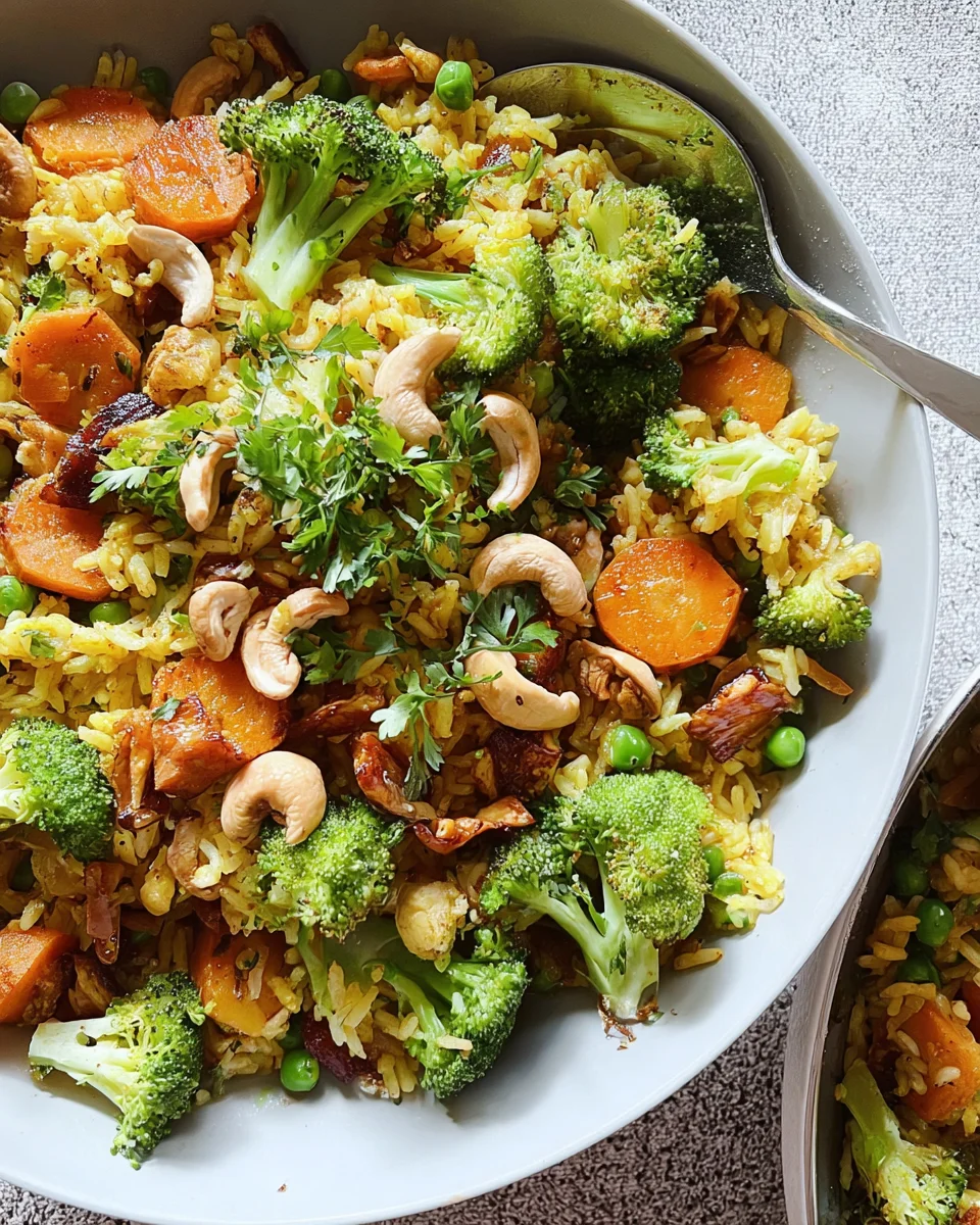 Brokkoli-Reis-Pfanne – schnelles & vegetarisches Rezept