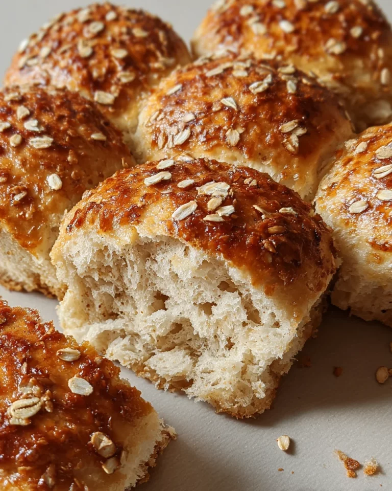Brötchen mit Joghurt & Haferflocken