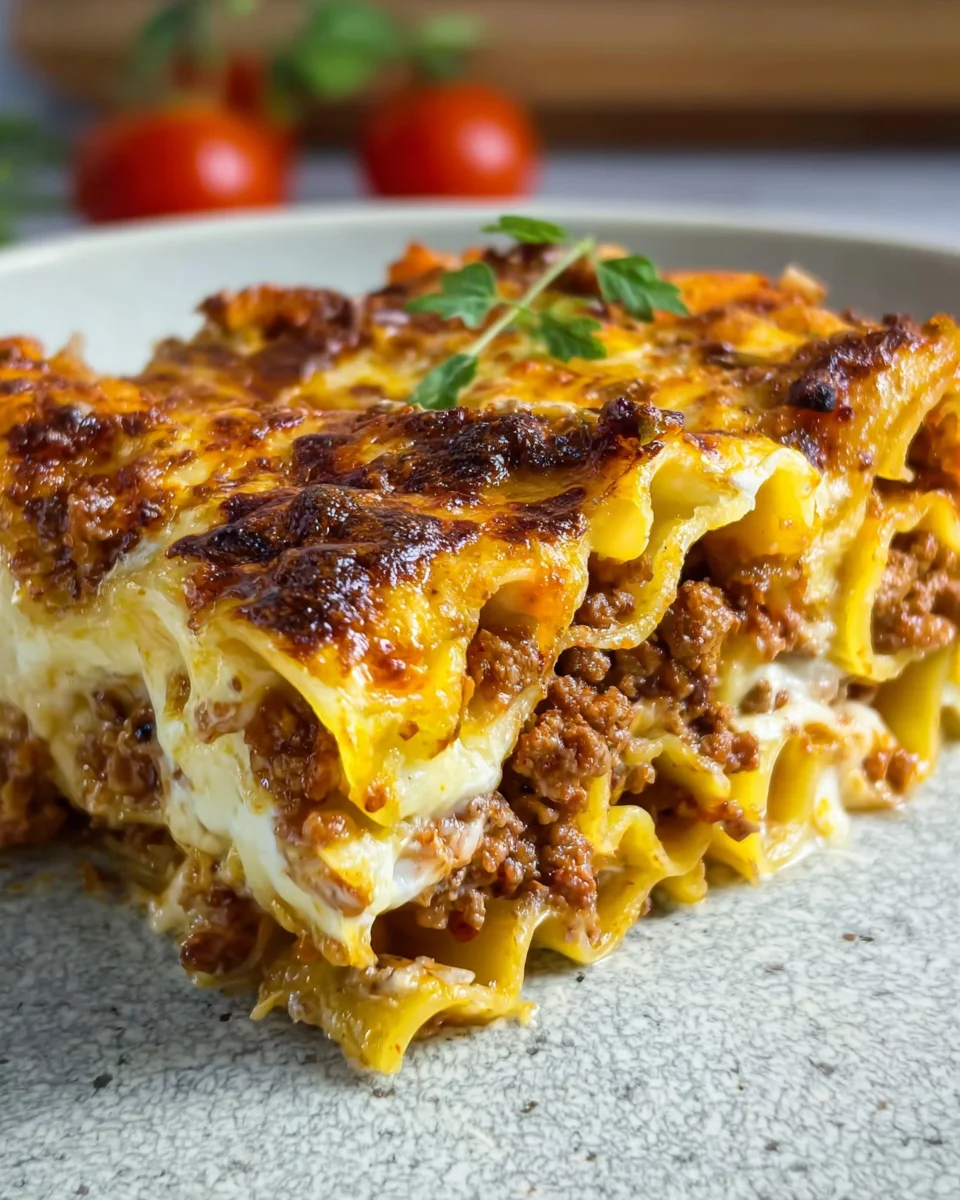 Cannelloni mit Hackfleischfüllung