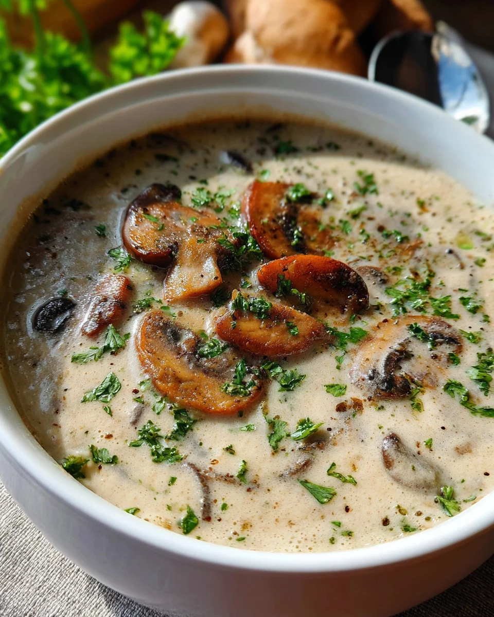 Champignonsuppe