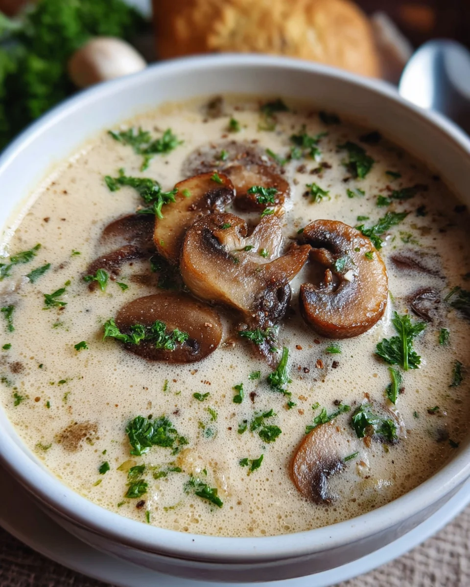 Champignonsuppe