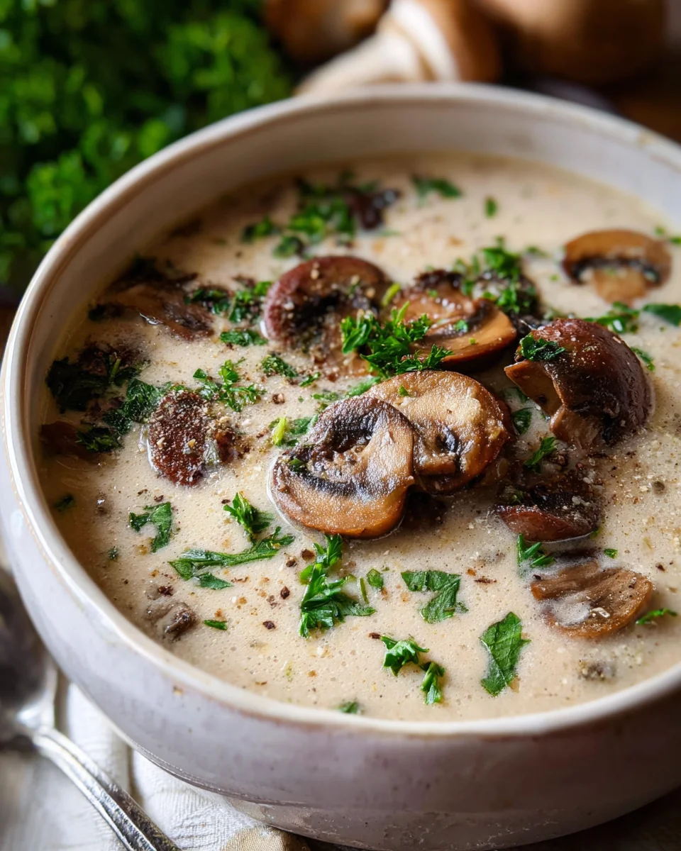 Champignonsuppe
