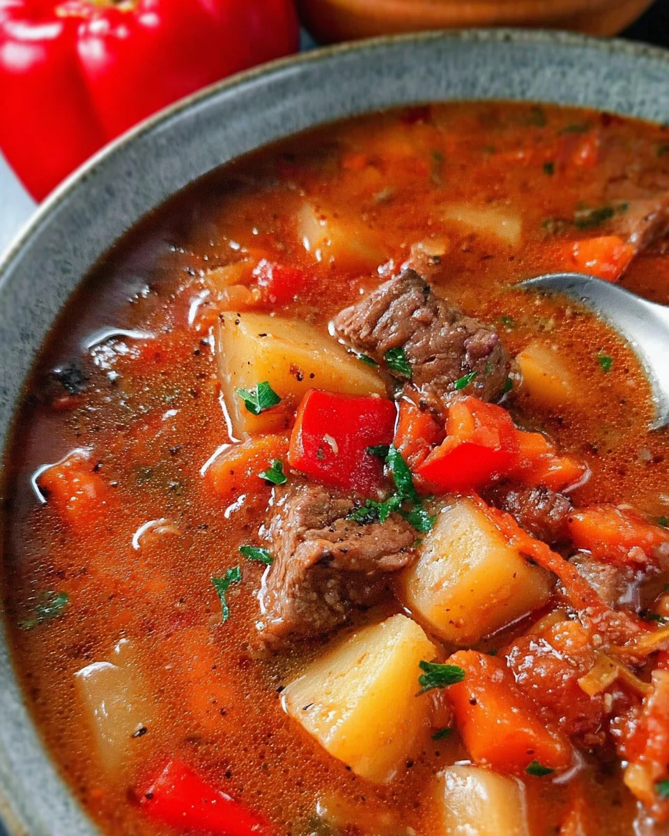 Deftige Gulaschsuppe