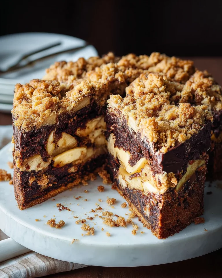 Dreifacher Kuchengenuss: Schoko, Apfel & Streusel vereint