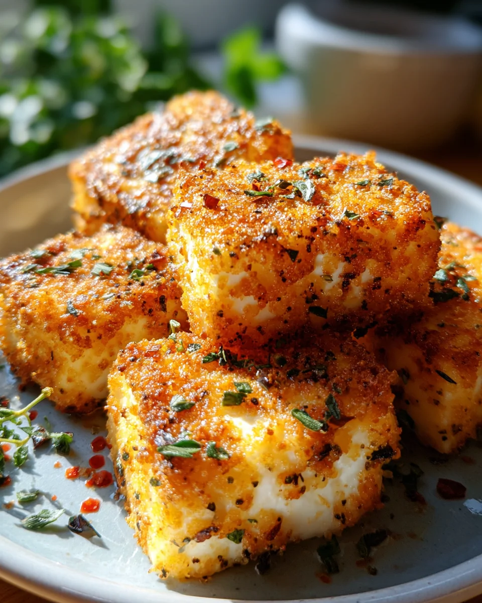 Feta im Knuspermantel aus der Heißluftfritteuse