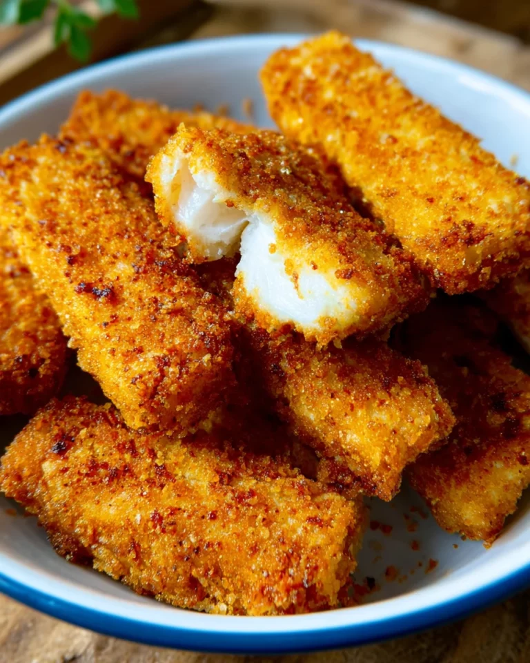 Fischstäbchen aus der Heißluftfritteuse