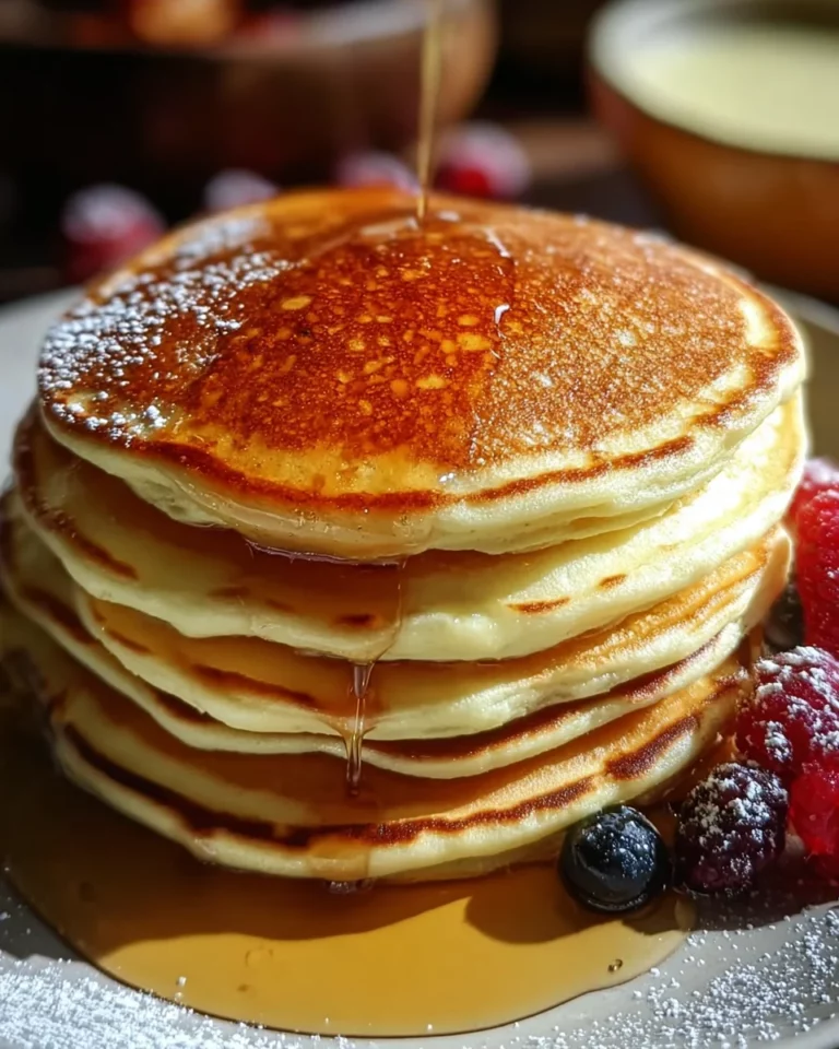 Fluffige Pancakes mit Buttermilch