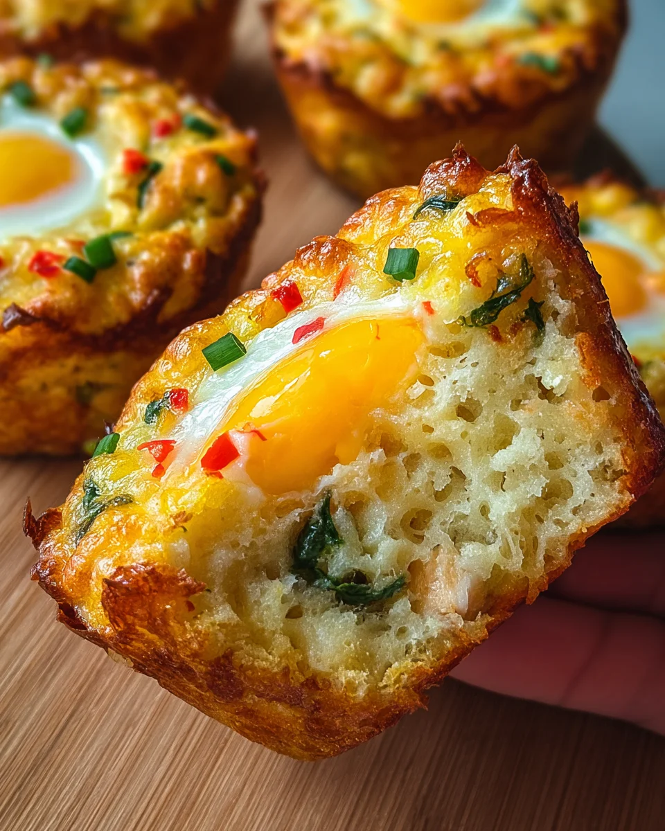 Frühstücksmuffins mit Ei
