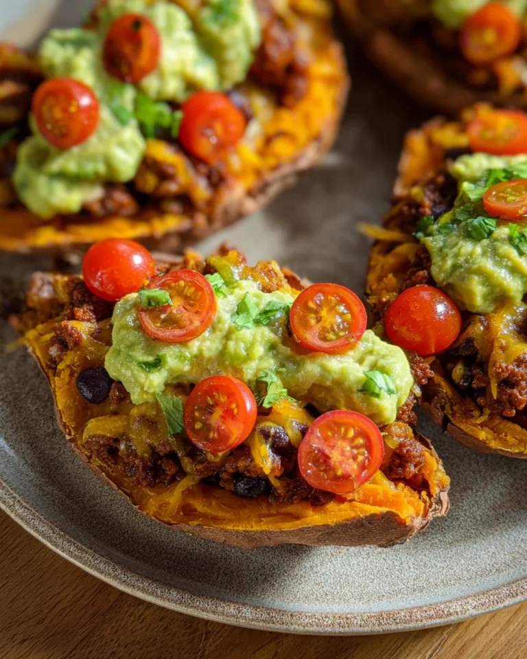 Gefüllte Süßkartoffel Mexican Style