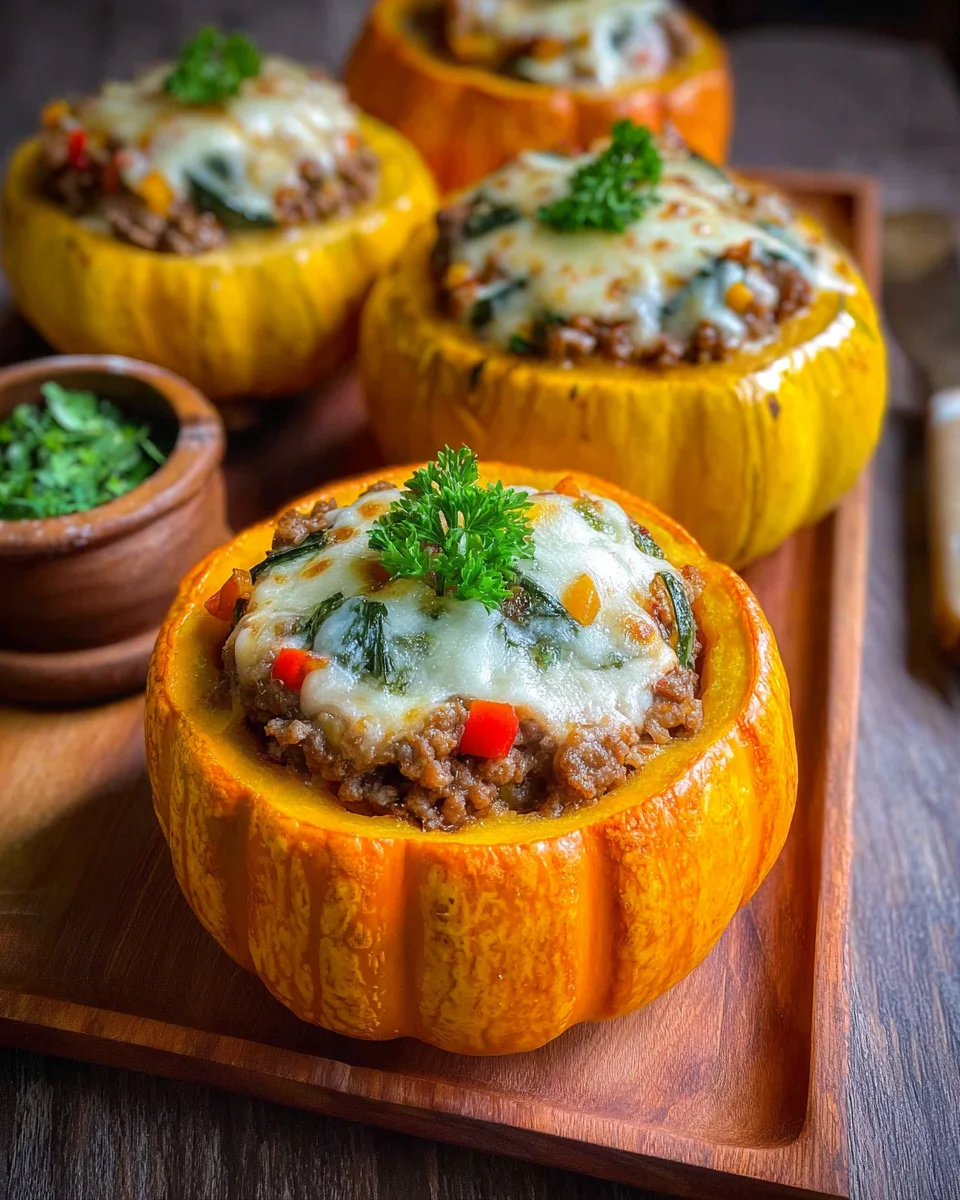Gefüllter Kürbis mit Hackfleisch: 2 Tricks, die dich umhauen