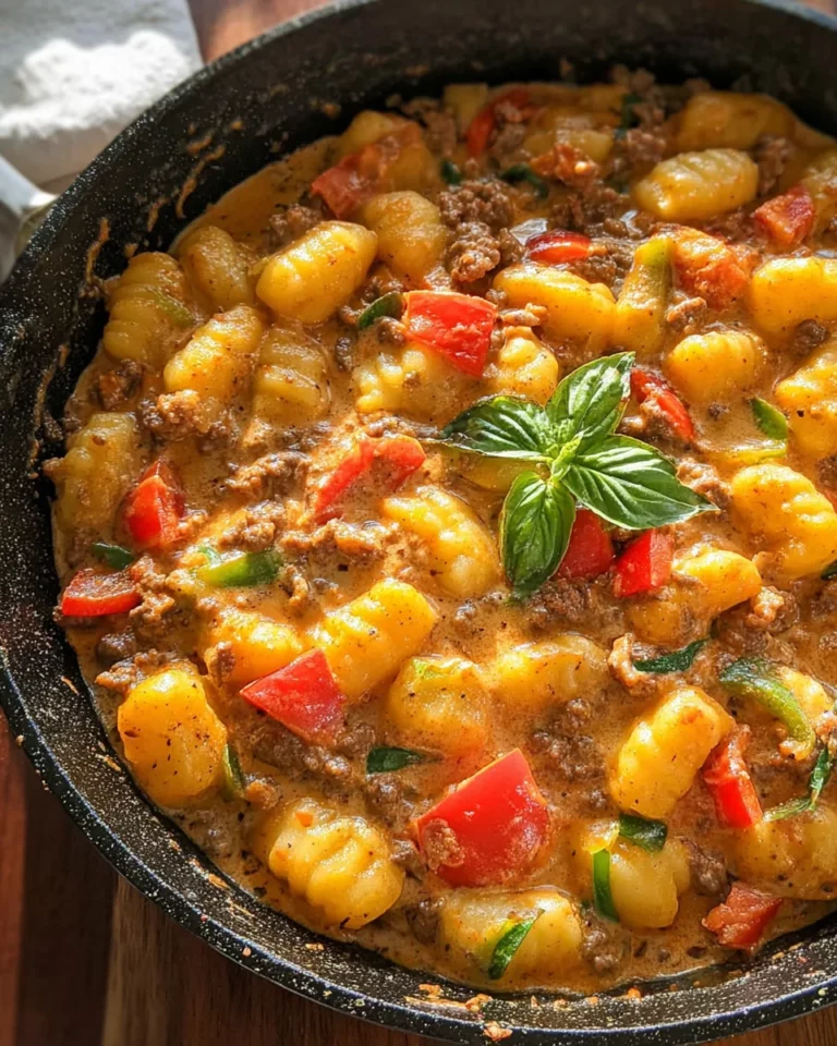 Gnocchi Pfanne mit Hackfleisch