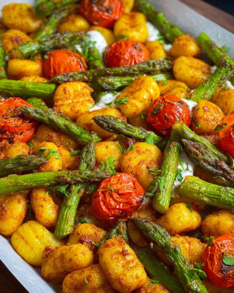 Gnocchi Spargel Blech