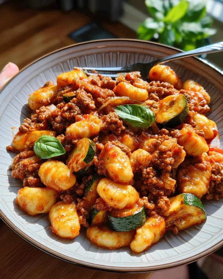 Gnocchi mit Hackfleisch - einfach und lecker