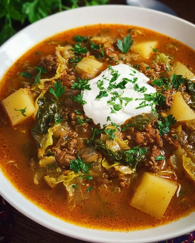 Hackfleisch-Spitzkohl-Kartoffel-Eintopf