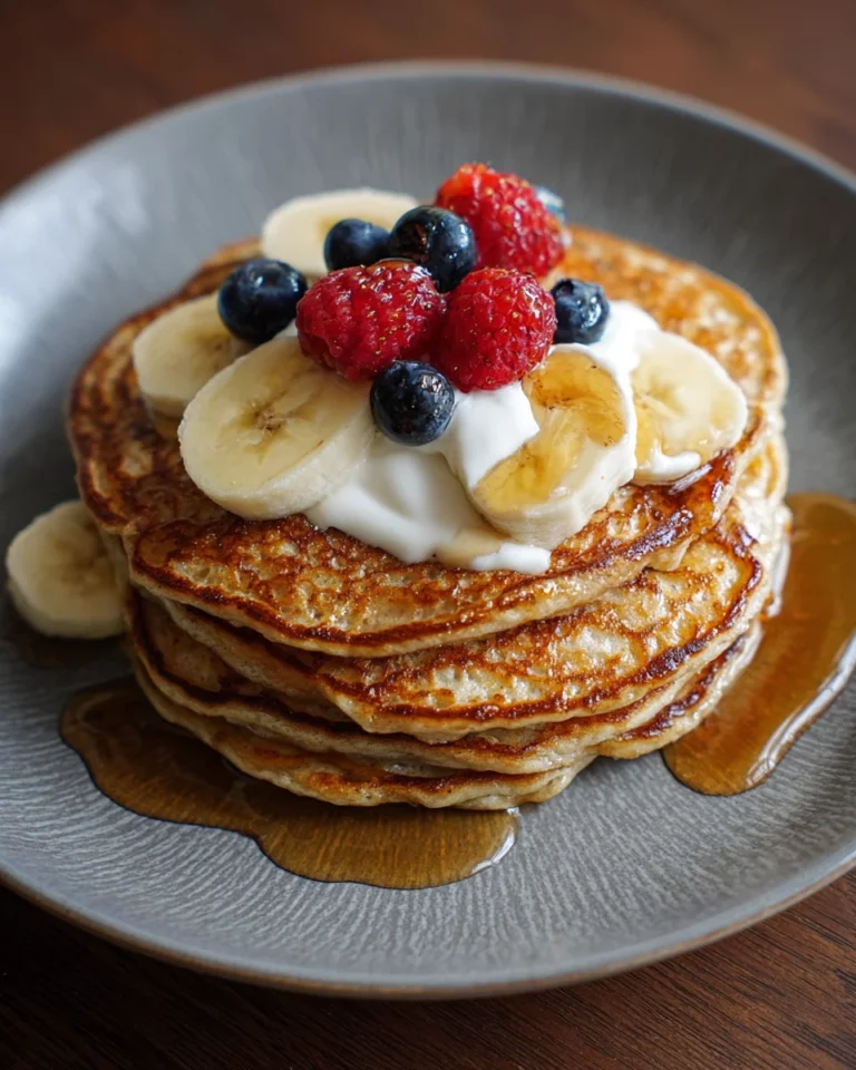 Haferflocken Bananen Pfannkuchen