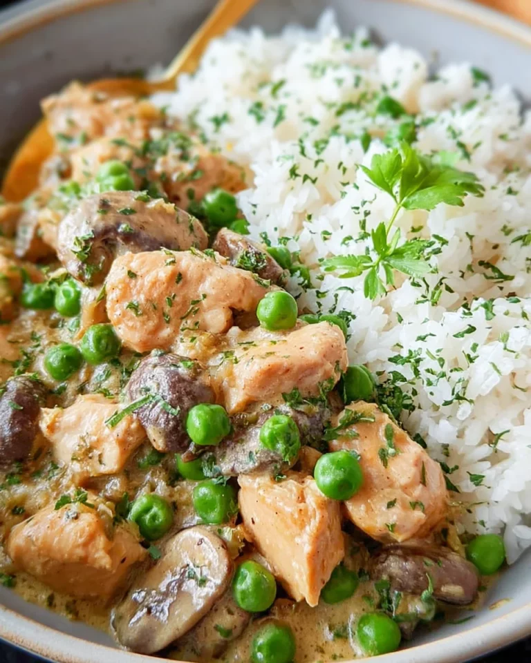 Hähnchengeschnetzeltes mit Reis