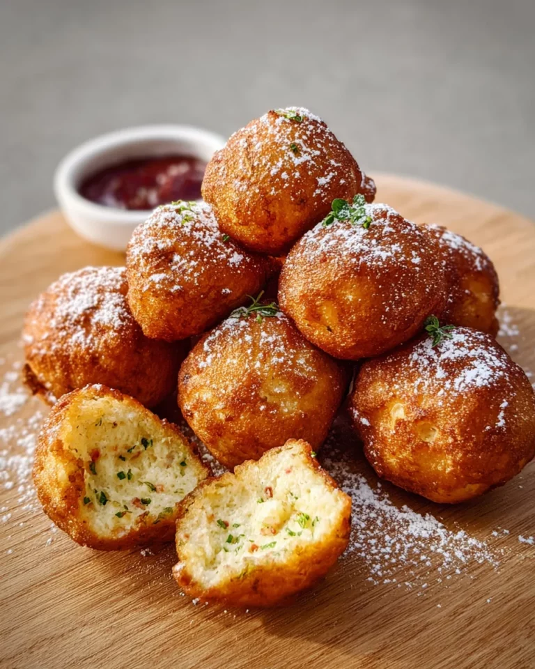 Hüttenkäsebällchen aus der Heißluftfritteuse