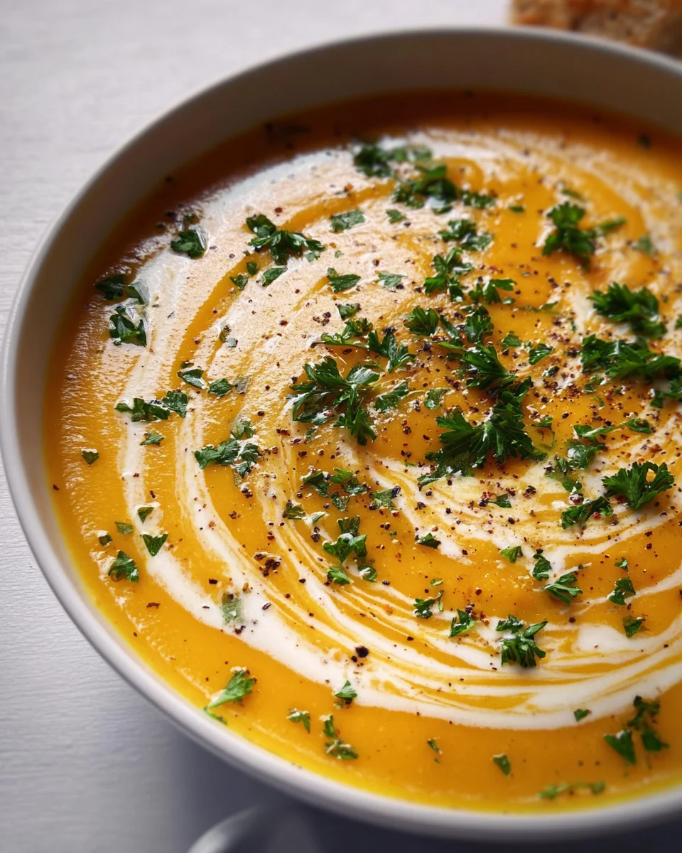 Kartoffel-Möhren-Suppe – so cremig & lecker