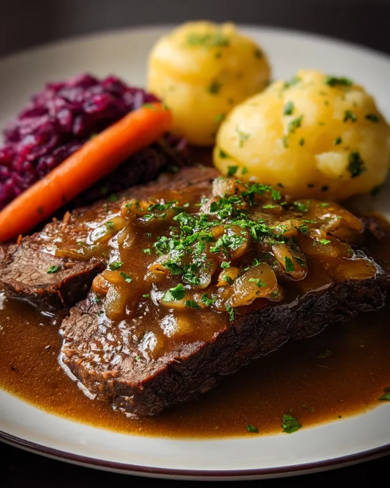 Klassischer Sauerbraten