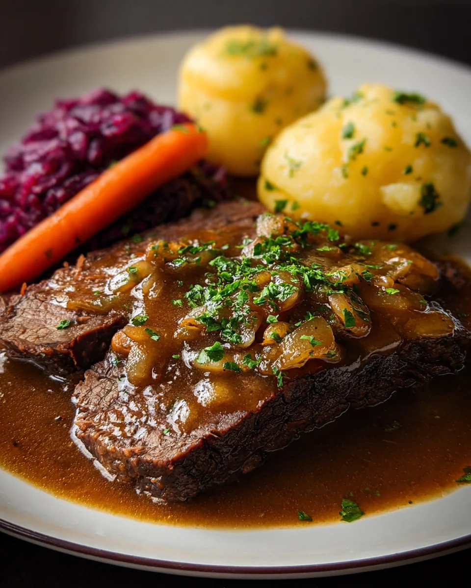 Klassischer Sauerbraten