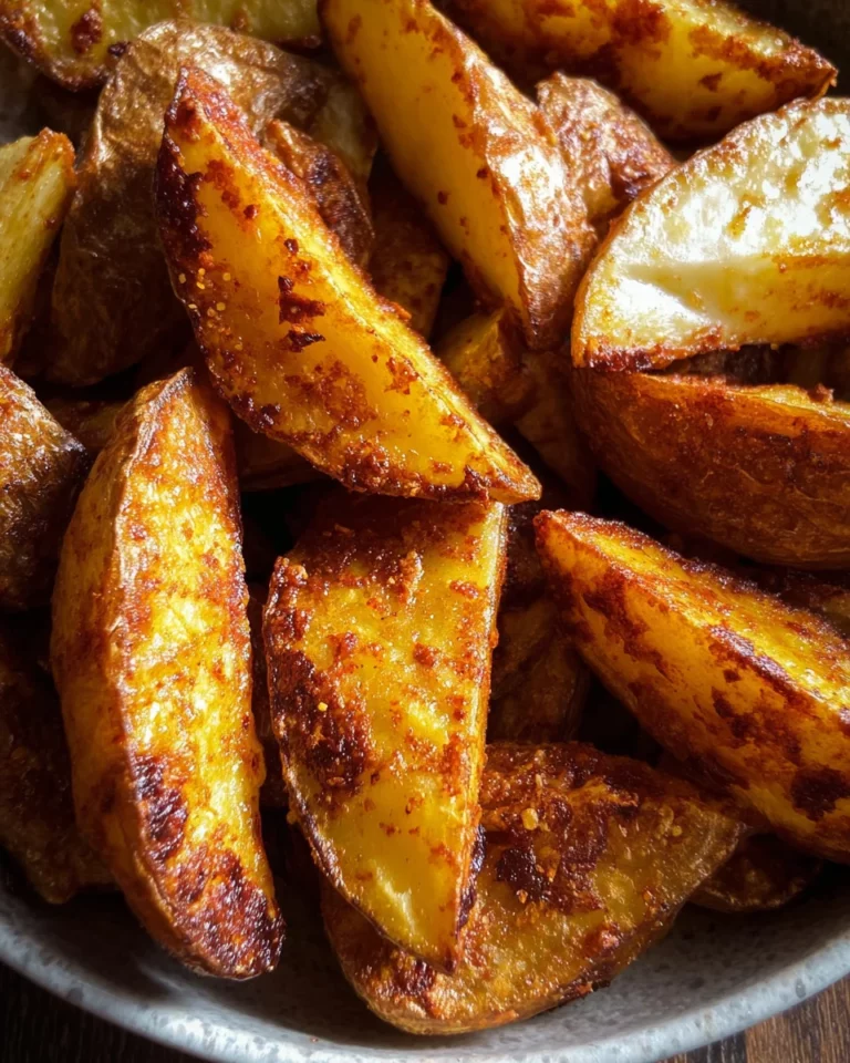 Knusprige Kartoffel Wedges (Rezept aus dem Ofen)