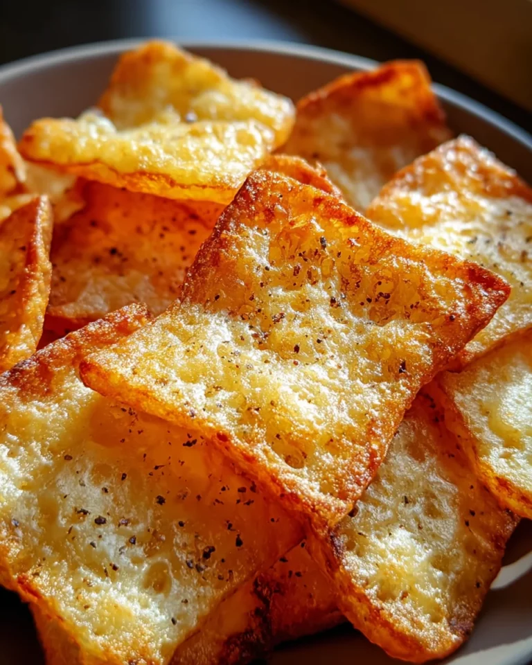 Knusprige Quark-Chips