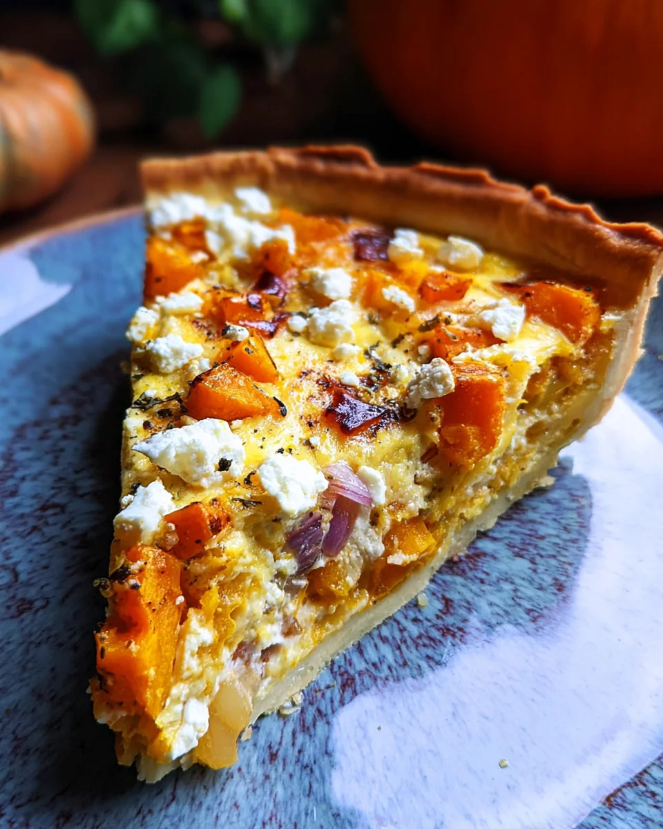 Kürbis-Quiche