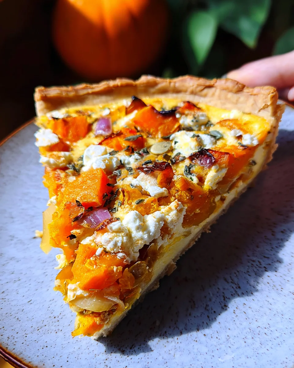 Kürbis-Quiche