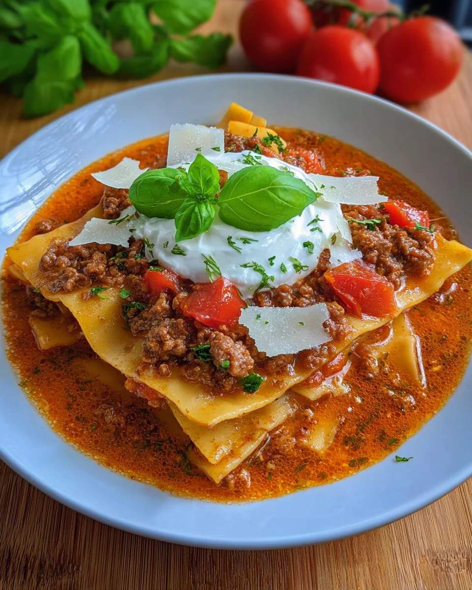 Lasagne-Suppe