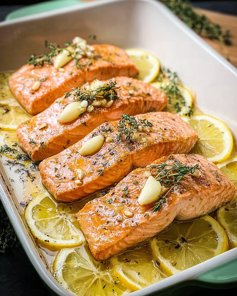 Leckerer Zitronen-Lachs aus dem Ofen