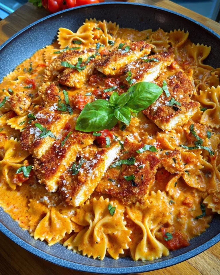 Marry Me Pastapfanne mit gebratenem Hähnchen