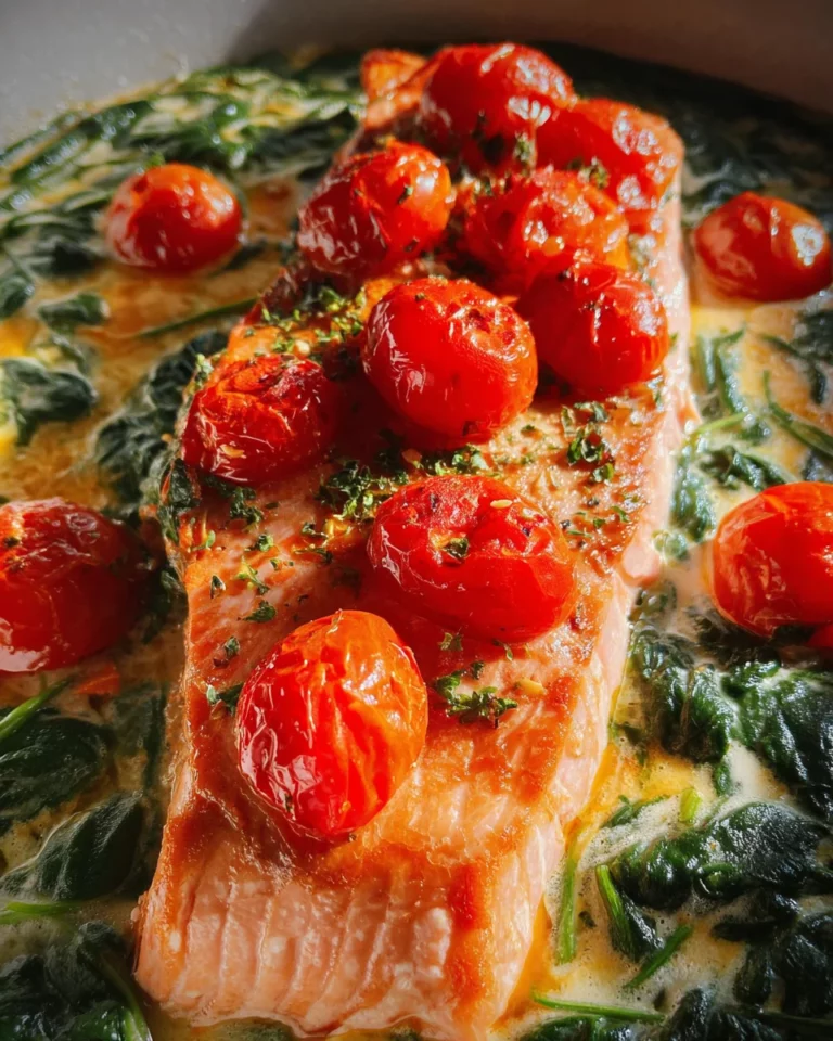 Ofenlachs mit Spinat - schnell & einfach