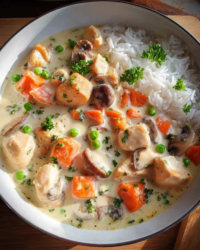 Omas Hühnerfrikassee - schnelles Rezept