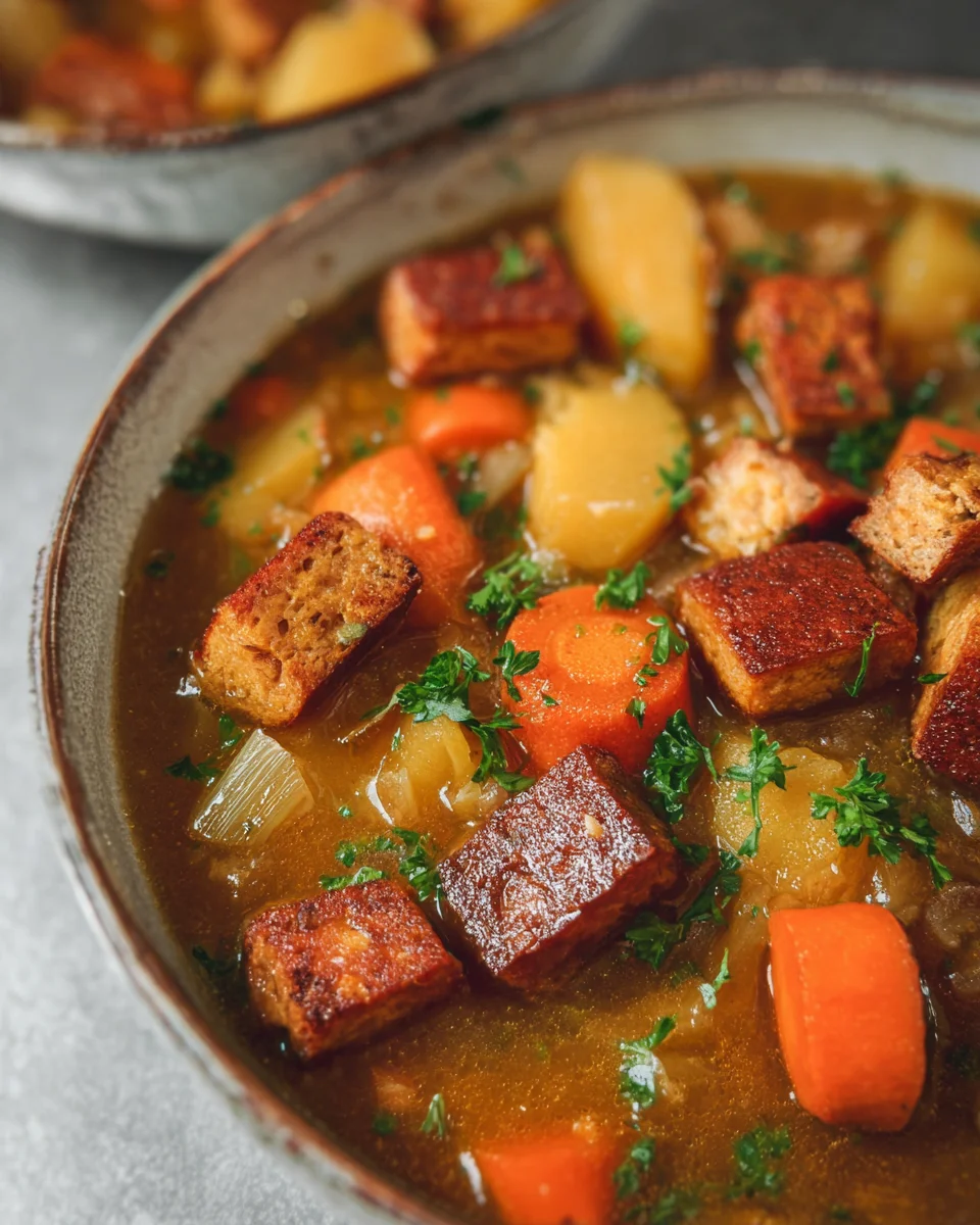 Omas Steckrübentopf – vegan & deftig