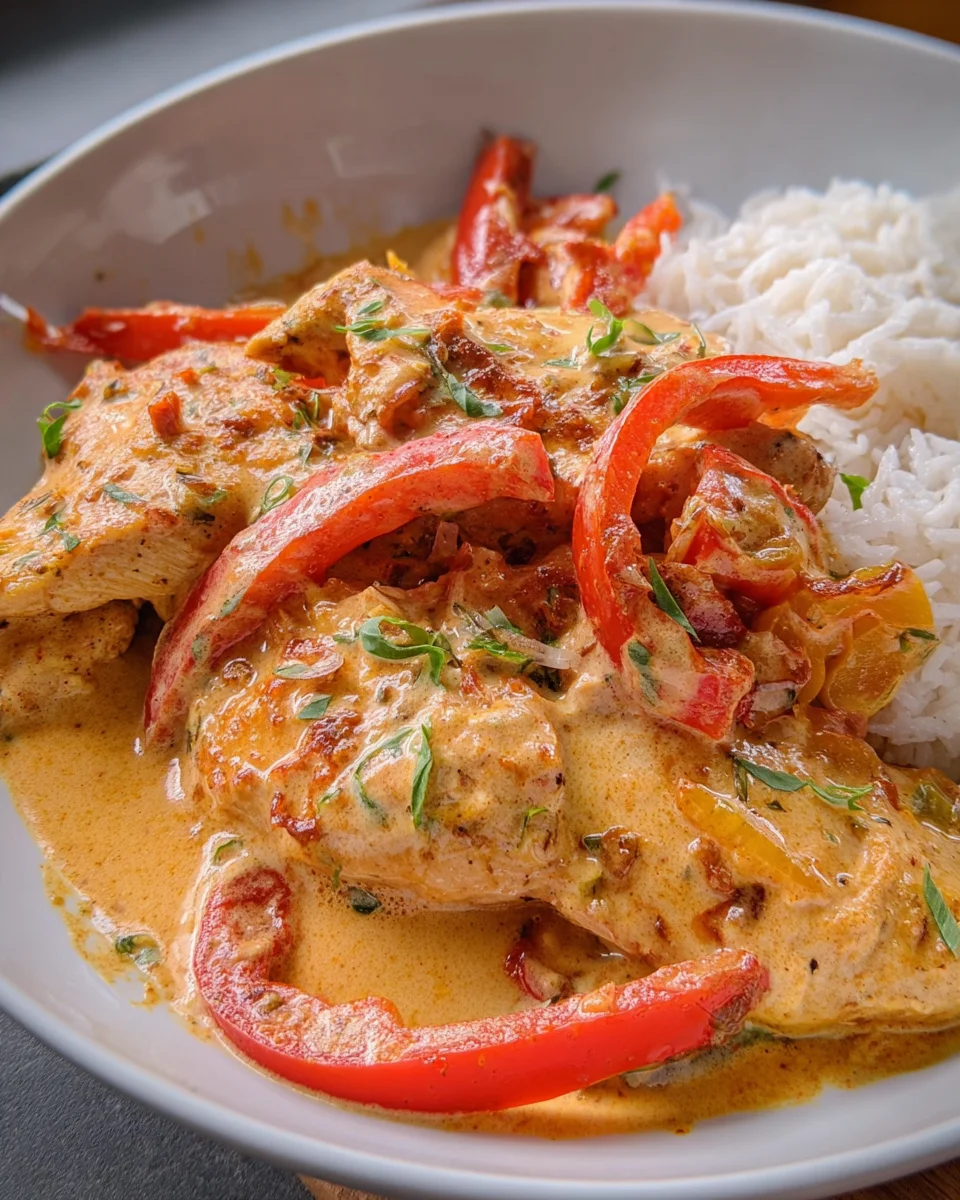 Paprika Hähnchen