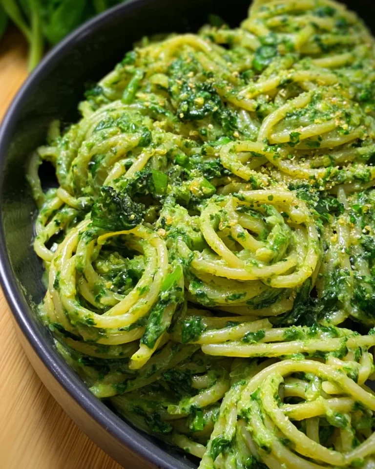 Pasta mit cremiger Spinat-Sauce