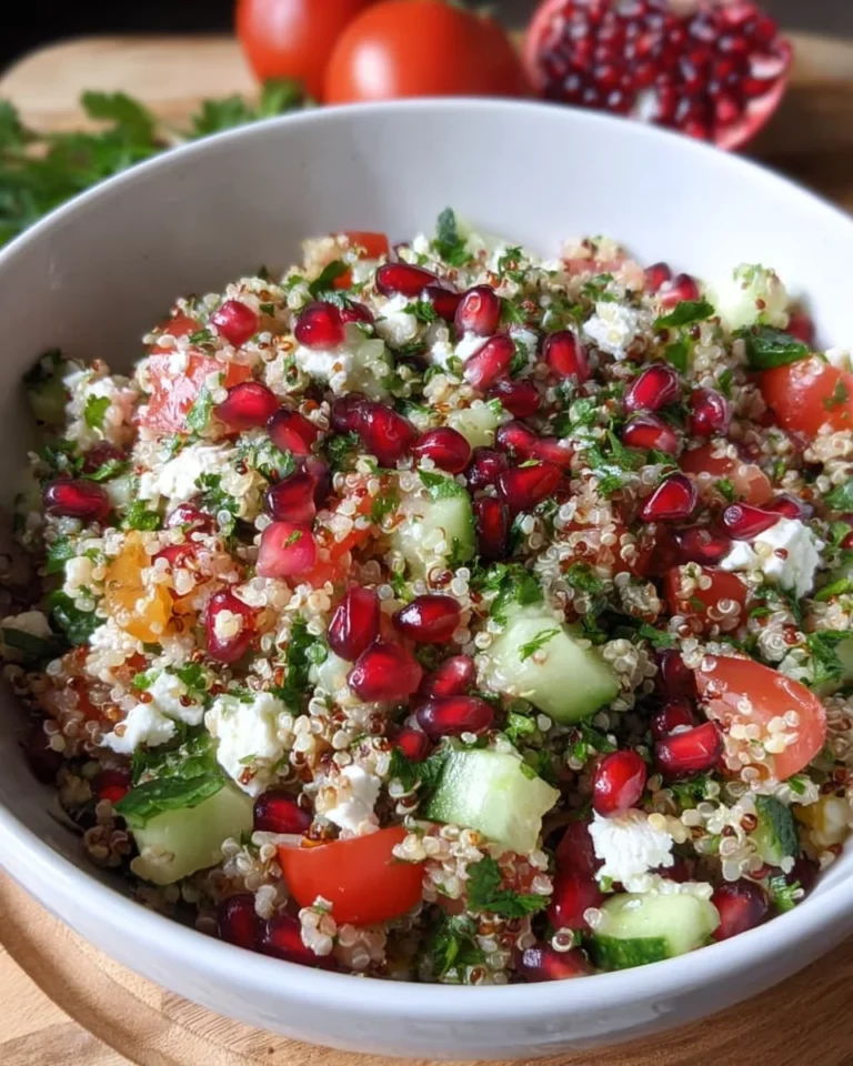 Quinoa Salat mit Feta