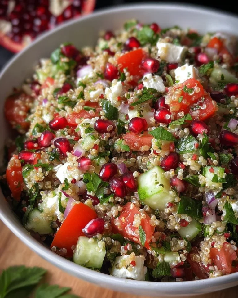 Quinoa Salat mit Feta