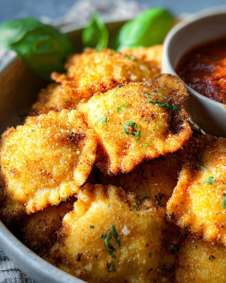 Ravioli aus der Heißluftfritteuse