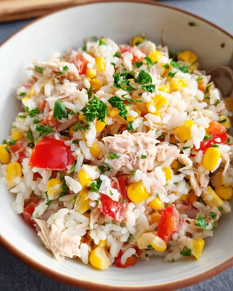 Reissalat mit Thunfisch - So lecker und gesund