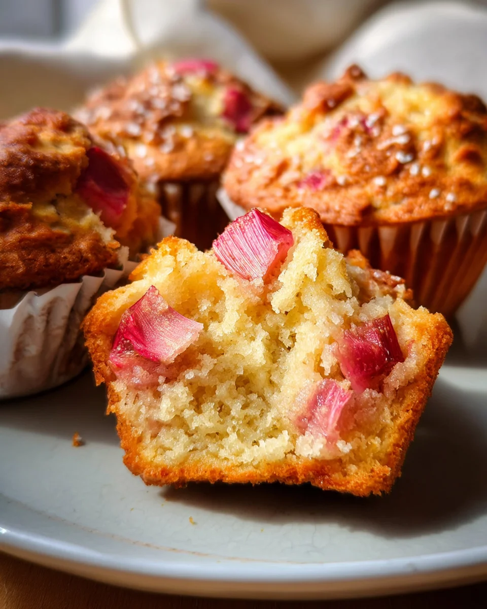 Rhabarber-Muffins