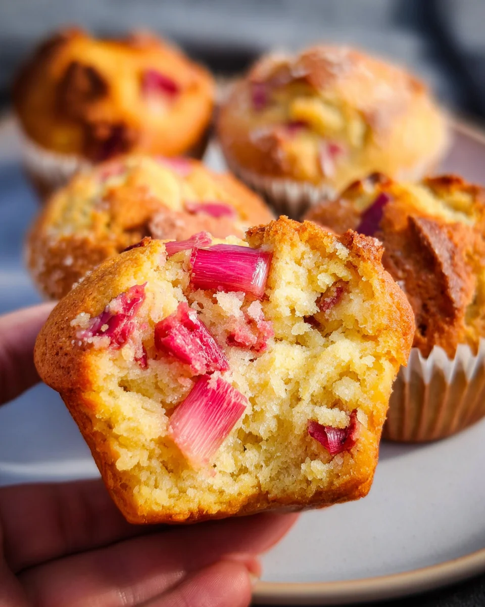 Rhabarber-Muffins